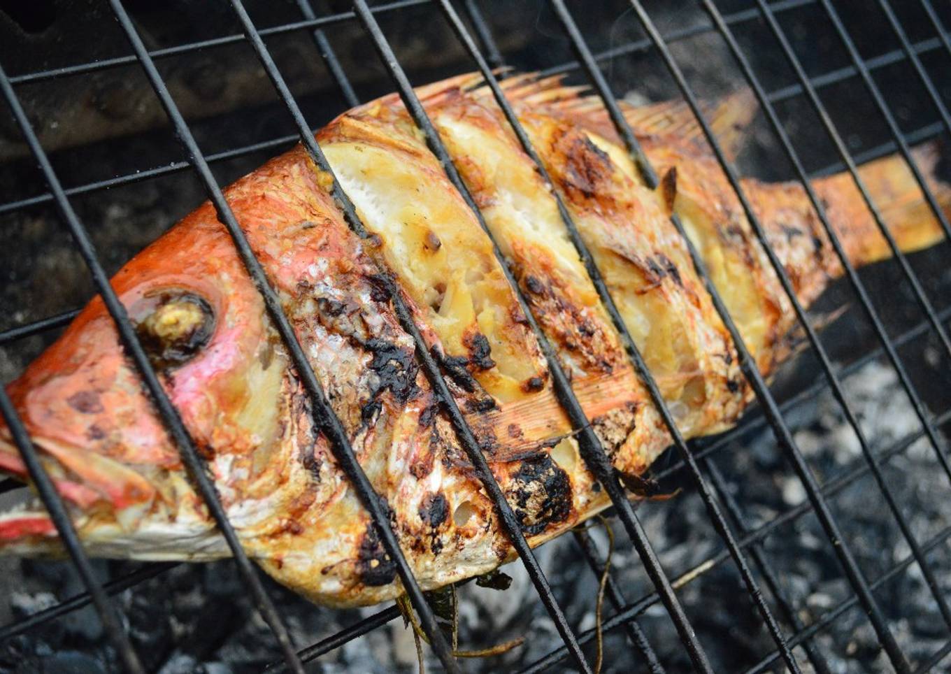 Huachinango a las brasas