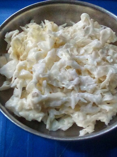 A picture of Creamy Cabbage Salad.