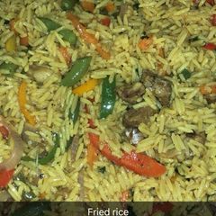 A picture of Simple fried rice.