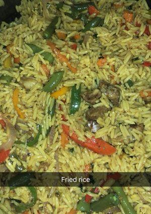A picture of Simple fried rice.