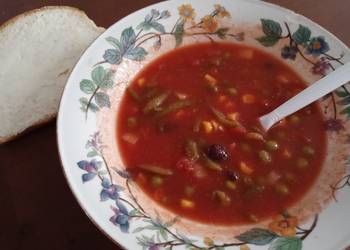Popular Cuisine Creole Black Bean Vegetable Soup Restaurant Style Popular Cuisine Creole Black Bean Vegetable Soup Restaurant Style