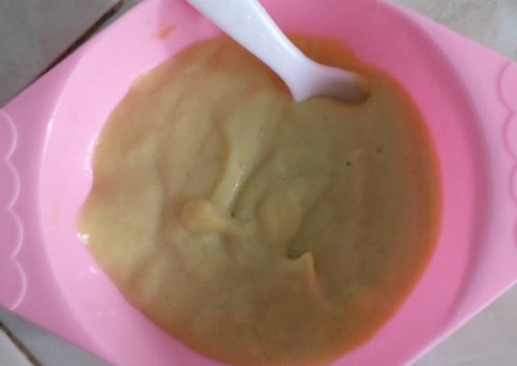 MPASI 6 M(wortel, buncis, tahu,telur puyuh, nasi) MPASI 6 M(wortel, buncis, tahu,telur puyuh, nasi)
