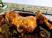 Una foto de paletilla cordero horno