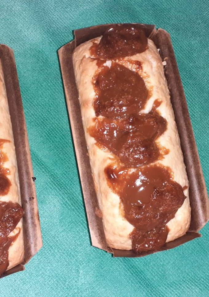 Una foto de Budín coco c/ dulce de leche
