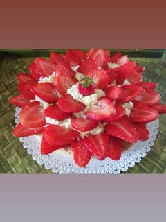 Foto di Crostata alle fragole con crema pasticcera