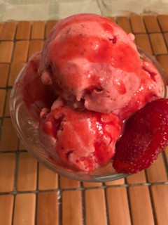 صورة لوصفة صوربي بالفرولة Sorbet aux fraises🍓