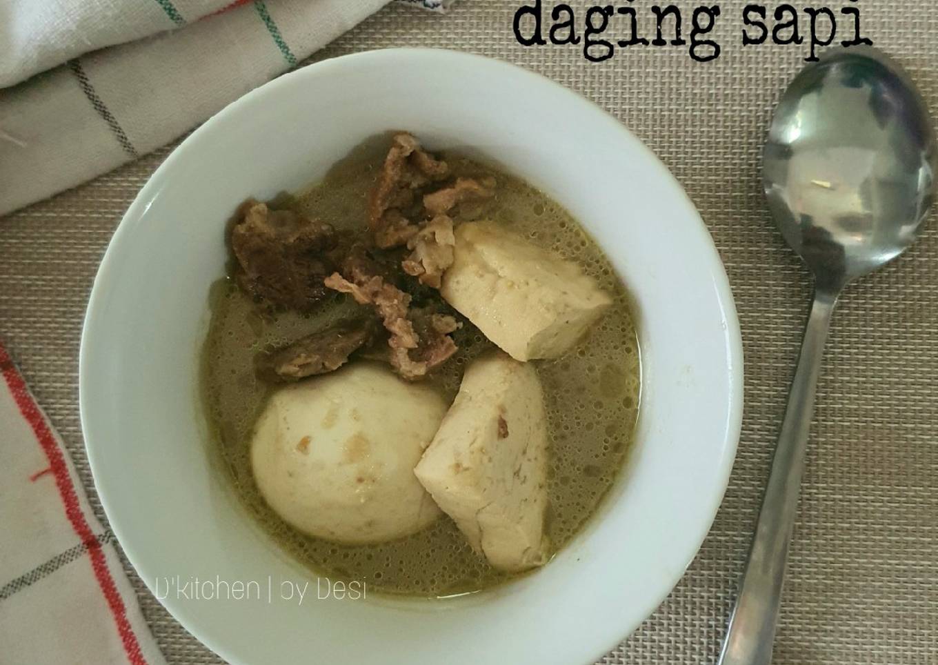 Terik tahu daging sapi