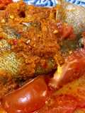 Asam Fish Head with Tomato