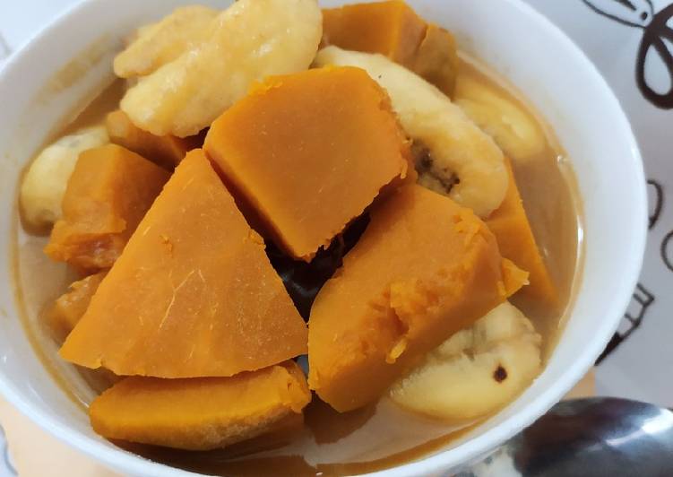 Resep Kolak Pisang Labu Kuning 🎃, Lezat