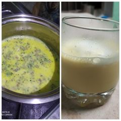 A picture of Masala golden milk.