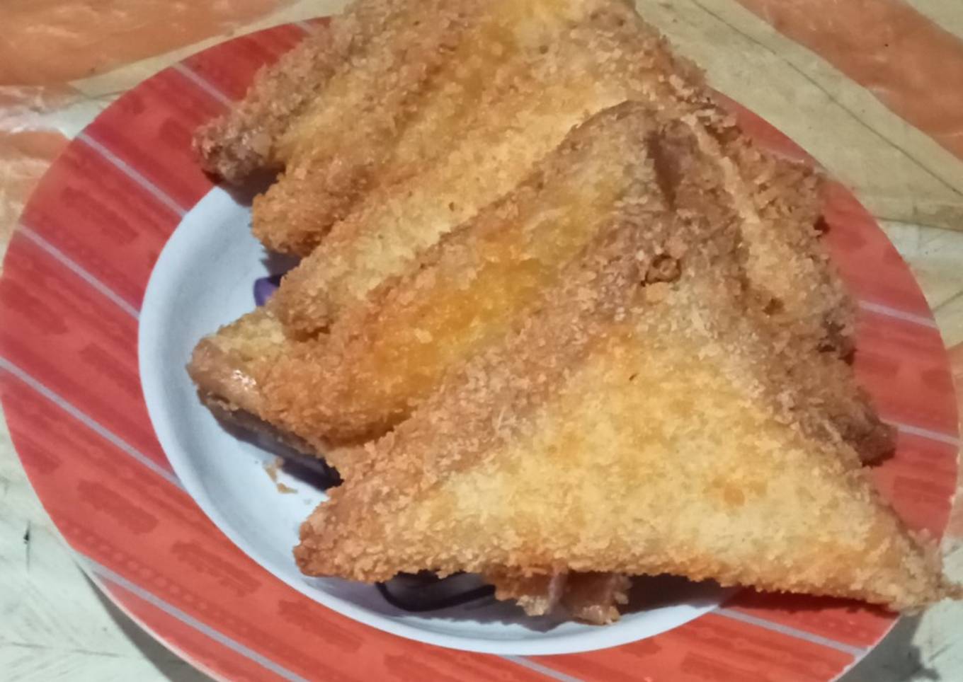 Roti goreng coklat
