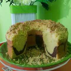 A picture of Cake marmer crumble.