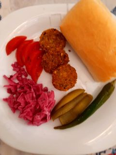 عکسی از دستور فلافل