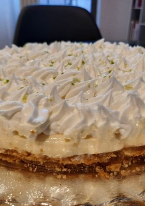 Una foto de Cheesecake de limón 🍋 (Sin horno)