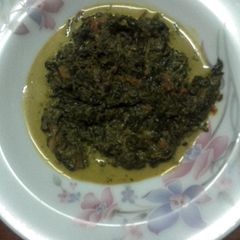 A picture of Cooked Managu.