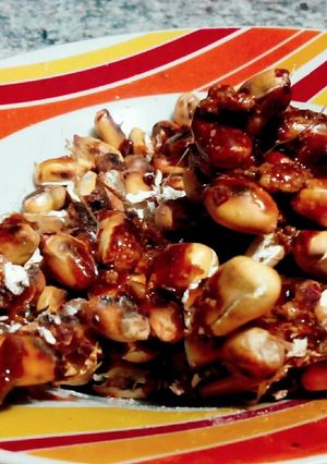 Una foto de Canchita tostada con chancaca ¡Una locura de sabores!