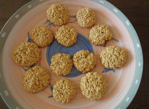 Una foto de Galletas de Avena sin harina de trigo