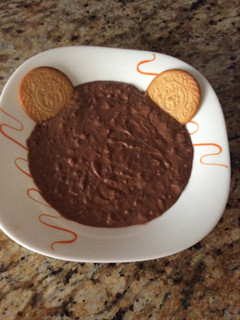 Una foto de Chocolate con danone