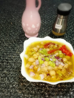 صورة لوصفة حمص دوبل زيت لقسنطيني