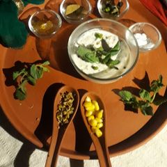 Mixed Sprout Raita A picture of Mixed Sprout Raita.