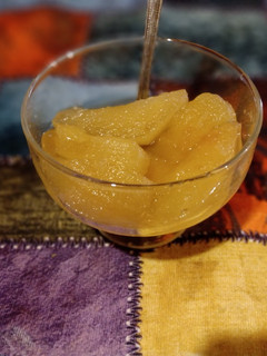 Una foto de Compota de manzana con canela