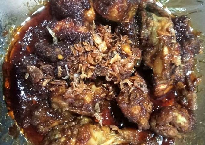 Semur Ayam Pedas Manis Kuah Kental