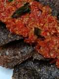 Dendeng Jantung Pisang Balado