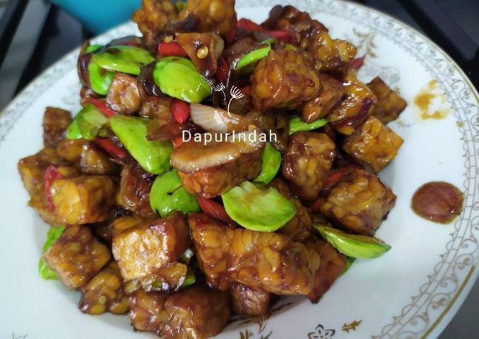 Sambal goreng tempe pete