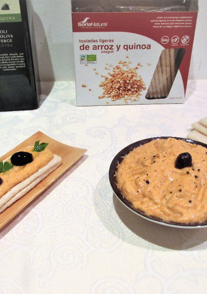 Una foto de Paté de crudités y requesón