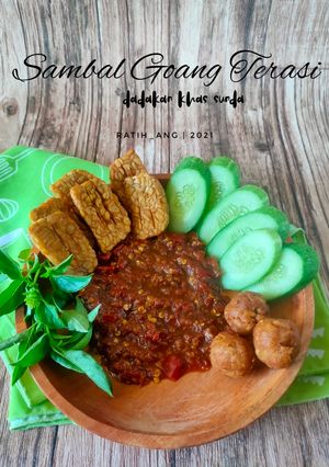 Foto resep Sambal Goang Terasi dadakan khas sunda