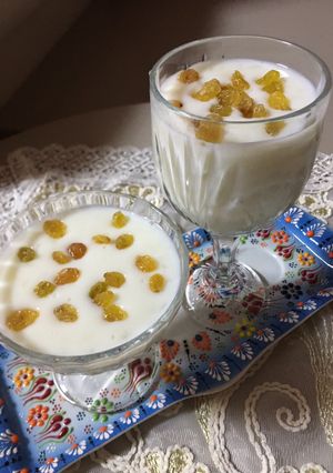 صورة لوصفة رز بالحليب بالمستكة والقشطة 👌