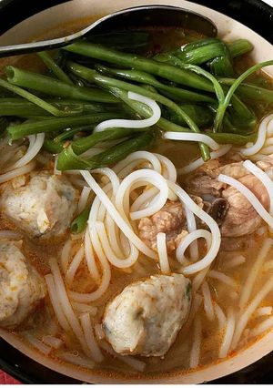 Hình của món Bún thái.