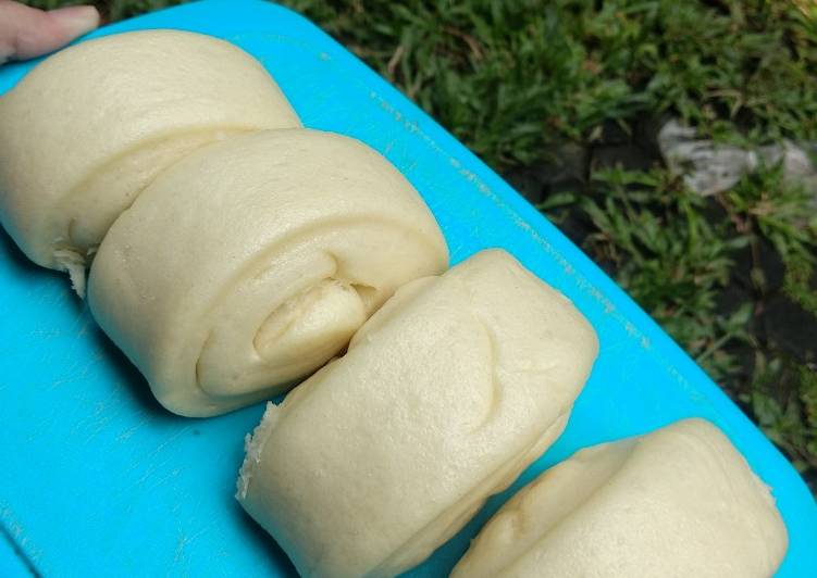 Cara buat Mantou polos tanpa mentega  yang Lezat Sekali