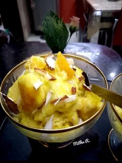मैंगो आइसक्रीम (Mango ice cream recipe in Hindi) रेसिपी मुख्य फोटो
