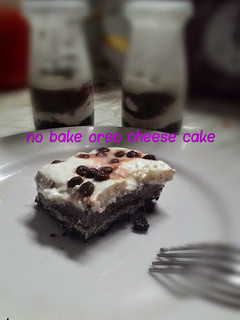 Foto resep No bake oreo cheese cake/choco lasagna