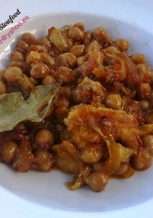 Una foto de Bacalao con Garbanzos