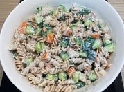 Une photo de surimi pâtes