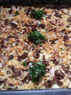 صورة لوصفة معكرونة بالبشاميل🍝😋