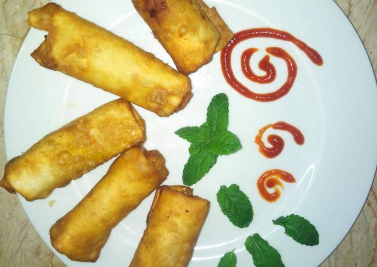 Recipe of Award-winning Chicken vegetable rolls