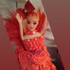 Doll cake A picture of Doll cake.