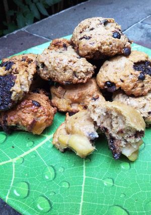 Foto resep Banana Choco Melted Cookies