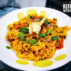 A picture of Tomato Pulao.