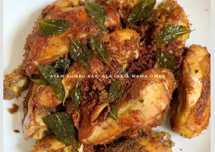 Resep Ayam bumbu kari ala India (ayam tangkap Aceh), Lezat