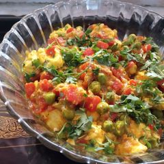A picture of Gajar matar paneer sabji.