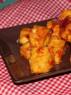 A picture of Sweet and Sour and Spicy Tofu.
