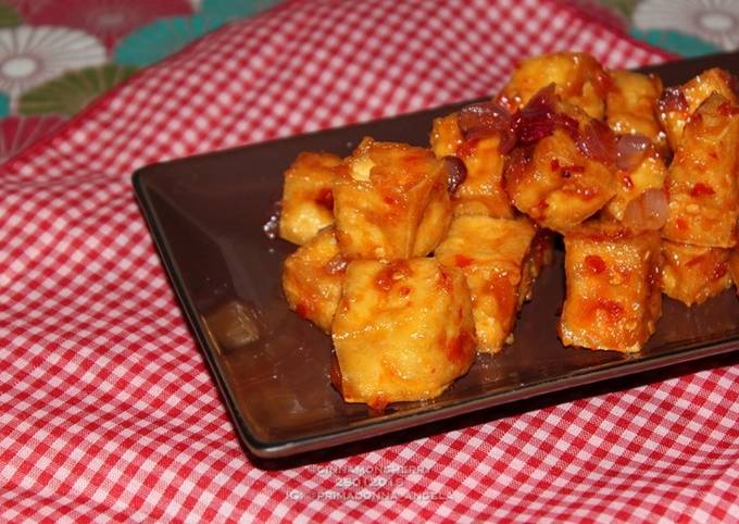Sweet and Sour and Spicy Tofu