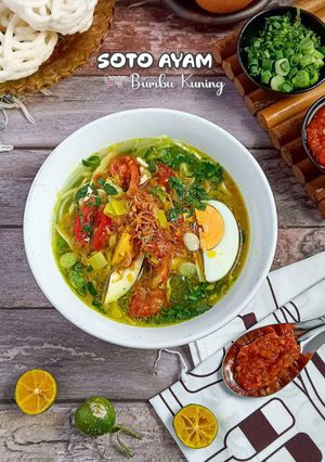 Foto resep Soto Ayam Bumbu Kuning