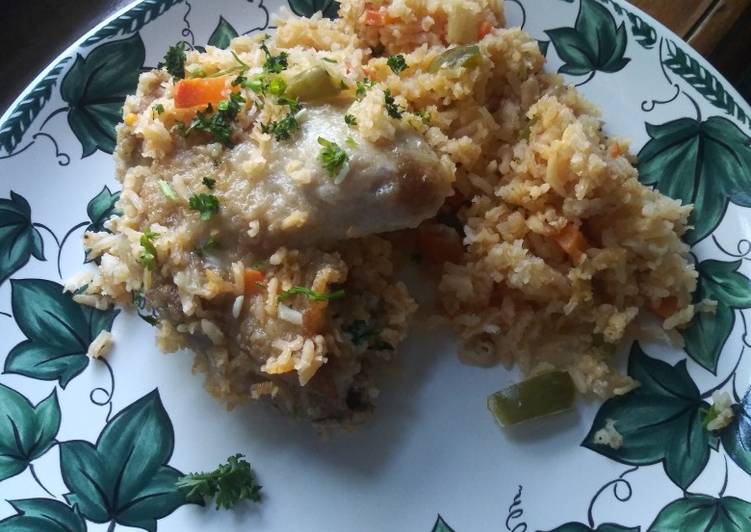 Simple Way to Make Any-night-of-the-week Chicken and Rice