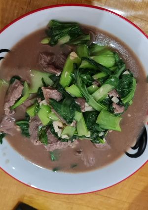 Foto resep Pakcoy cah sapi