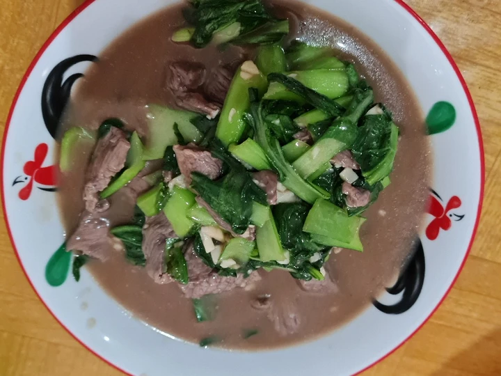 Cara Gampang Membuat Resep Pakcoy cah sapi Anti Ribet, Mantap Sekali